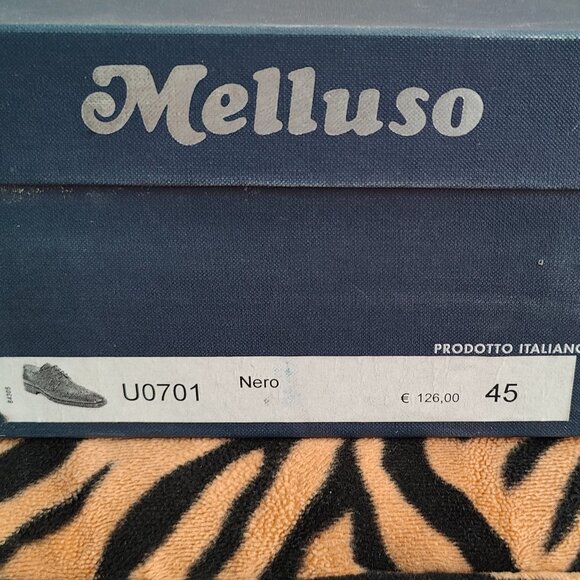 Melluso - Brand New Vintage Lace Up Leather Shoes made in Italy